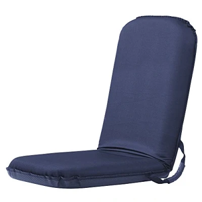 Abbildung von Compass Flexi Kissen 97x45x8 cm blau I Wasserabweisend &amp; UV Beständig 6 fach verstellbar Rutschfeste Unterseite Ideal für Boot Yacht