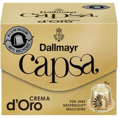 Abbildung von Dallmayr capsa Crema d&#039;Oro, 0.056 von FROG.coffee