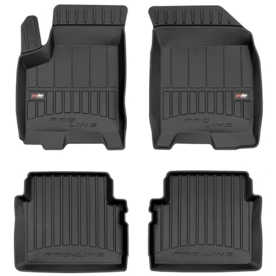 Abbildung von MOTOS Gummimatten Auto Fussmatte passend für Chevrolet Aveo II 2007 2011 Verbessern Sie Ihren Reisekomfort mit Antirutschmatte 3D Allwetter fußmatten Auto, Schutz vor Verschmutzung