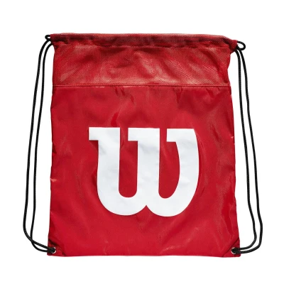 Abbildung von Wilson Turnbeutel mit Kordelverschluss, Unisex, rot, WRZ877799