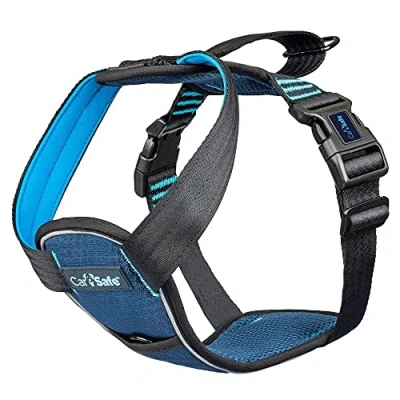 Abbildung von CarSafe Crash Tested Dog Harness Blue Small 50 60 cm