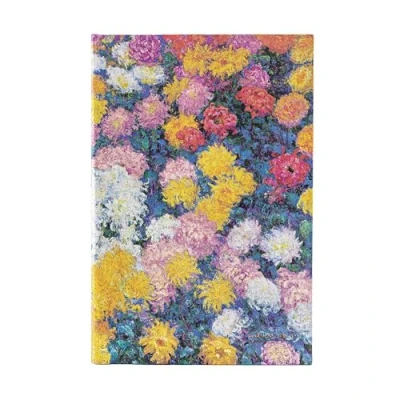Abbildung von Paperblanks Monet’s Chrysanthemums Midi Unlined Elastic Band 120 Gsm (Monet&#039;s Chrysanthemums)