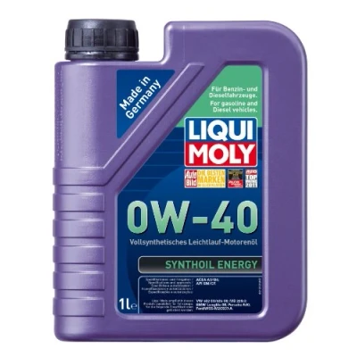 Abbildung von LIQUI MOLY Synthoil Energy 0W 40 1 L vollsynthetisches Motoröl Art. Nr.: 1360, farblos
