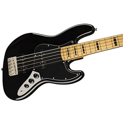 Abbildung von Squier by Fender Classic Vibe &#039;70s Jazz Bass V, E Bass, Ahorngriffbrett, Schwarz