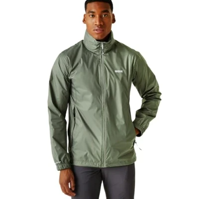 Abbildung von Regatta Herren Mens Lyle IV Waterproof Breathable Packable Jacket Coat Regenjacke, Piquant Green(Citron Lime),