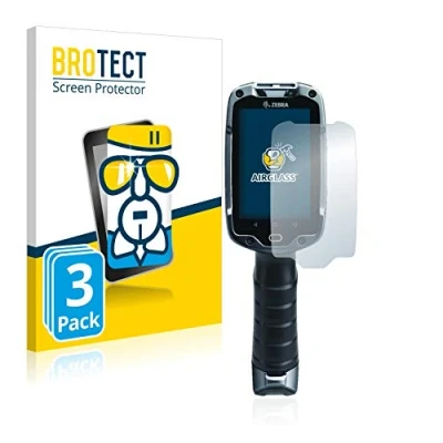 Abbildung von BROTECT Schutzglas für Zebra TC8300 (3 Stück) Schutzfolie Panzer Folie Glas [Extrem Kratzfest 9H, Anti Fingerprint, Ultra Transparent]