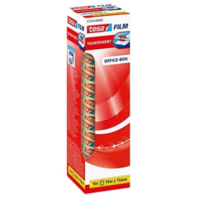 Abbildung von tesa Klebeband Office Box (10 St) 15 mm / 10 m, transparent