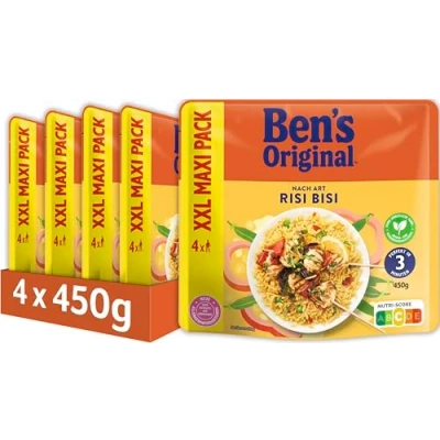 Abbildung von BEN&#039;S ORIGINAL Express Reis XXL Maxi Packung Risi Bisi 4 x 450g