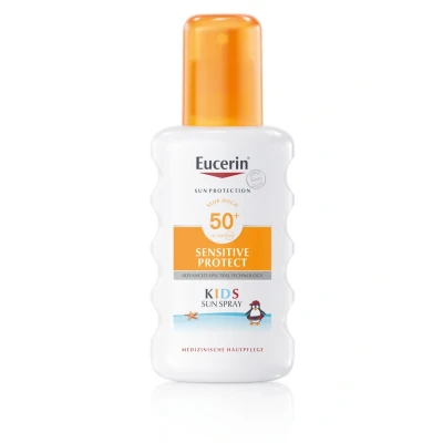 Abbildung von Eucerin Sonnenschutz Sonnenspray SUN Sensitive Protect KIDS Spray LS Sonnenschutz, Größe: 200 ml,