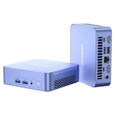 Abbildung von GEEKOM AX8 Pro Ai Mini PC,AMD Ryzen R7 8745HS (8C/16T,up to 4.9GHz) Computers, 32GB DDR5 5600Mhz RAM&amp; 512GB PCIe Gen 4 SSD, Desktop Windows 11 Pro, AMD Radeon 780M /WiFi 6E/BT5.2/2.5G LAN
