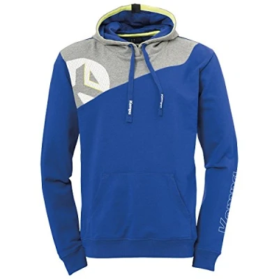 Abbildung von Kempa Herren Hoodie Core 2.0 Hoodie, royal/Dark grau Melange, 4XL, 200219504