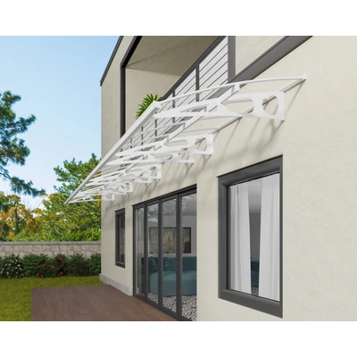 Abbildung von Vordach Bordeaux 8920 Alu Weiss 139x892cm