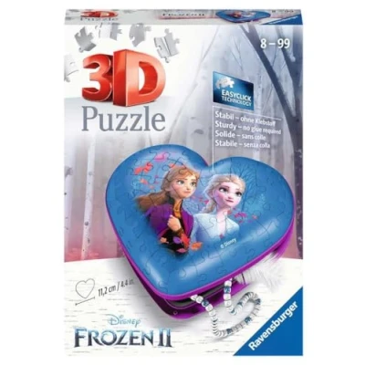 Abbildung von Ravensburger 3D Puzzle 54 Teile Herzschatulle Disney Frozen 2 11236, Puzzleteile