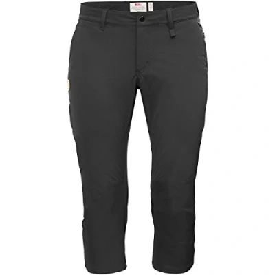 Abbildung von Fjällräven Abisko Trousers Caprihose, Dark Grey, 36