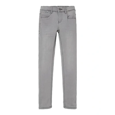 Abbildung von Name it Nkfpolly PANT Jeans Skinny Fit für Kinder, Größe: 122, Medium grey denim