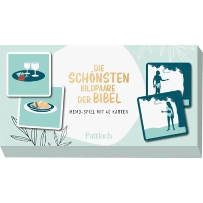 Abbildung von die schönsten Bildpaare der Bibel: Memo Spiel mit 40 Karten. Spielspaß für ganze Familie Firmung, Kommunion oder Konfirmation