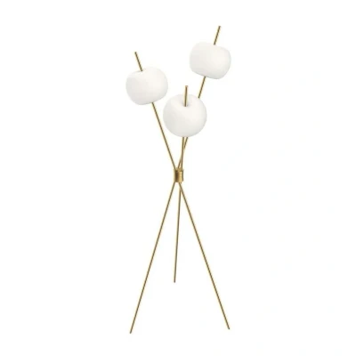 Abbildung von Kundalini Kushi moderne LED Stehleuchte, messing