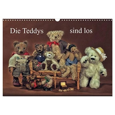 Abbildung von Die Teddys sind los (Wandkalender 2025 DIN A3 quer), CALVENDO Monatskalender
