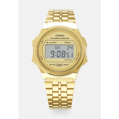 Abbildung von Casio Round Unisex Digitaluhr goldcoloured, Größe: One Size, Gold coloured