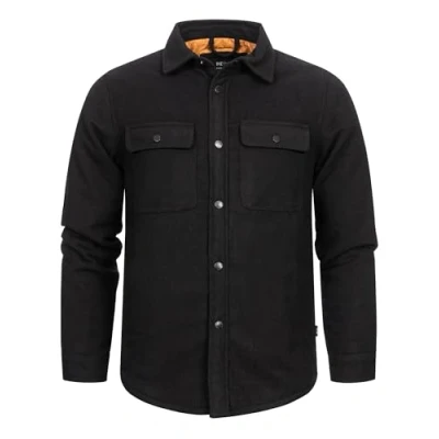 Abbildung von Indicode Jeans Henderson Übergangsjacke, Herren, Größe: XXL, Black