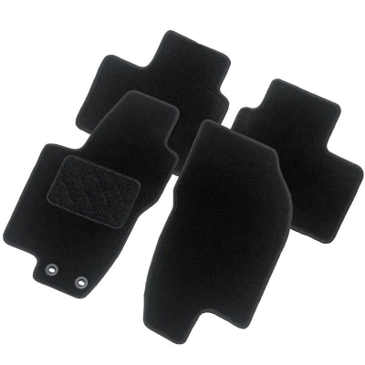 Abbildung von AutoStyle TM NI519 Fußmattensatz Textil vorne und hinten 4 schwarz