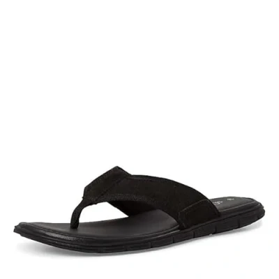 Abbildung von s.Oliver Zehentrenner Pantolette flach, Herren, Größe: 42, Black Schuhe