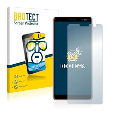 Abbildung von BROTECT (2 Stück Schutzfolie für Nokia 7 Plus Displayschutz Folie Ultra Klar