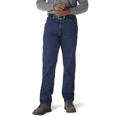 Abbildung von Wrangler Riggs Workwear Men&#039;s Relaxed Fit Jean,Antique Indigo,40W x 30L
