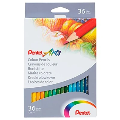 Abbildung von Pentel CB8 Buntstifte 36 Stück