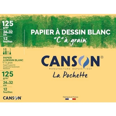 Abbildung von &#039;CANSON Zeichenpapier &quot;C? Grain 24 x 32 12 Blatt 125 g