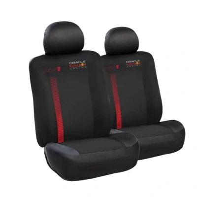 Abbildung von Red Bull Oracle Universelle Sitzbezüge Pro 10 teiliges Satz Schwarz/Rot passend für Side Airbags