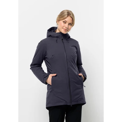 Abbildung von Jack Wolfskin Stirnberg INS Hardshelljacke, Damen, Größe: XXL, Graphite