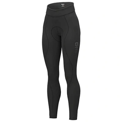Abbildung von Alé Cycling Damen Unentbehrlich Radhose, schwarz/weiß, M