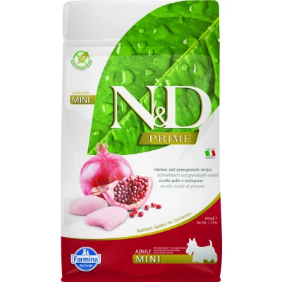 Abbildung von N&amp;D PRIME DOG Adult Mini Huhn &amp; Granatapfel varianten 800 g