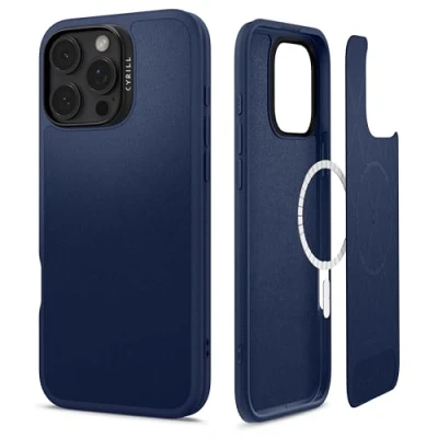 Abbildung von CYRILL von Spigen Kajuk Mag Hülle Kompatibel mit iPhone 16 Pro (2024) Navy