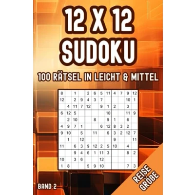 Abbildung von Kompakte 12x12 Sudoku Rätsel für Unterwegs: Leicht &amp; Mittel Anfänger im Taschenbuch