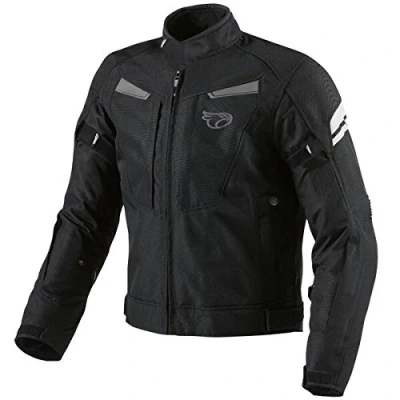 Abbildung von JET Motorradjacke Herren Textil Wasserdicht Winddicht Mit Protektoren Multifunktional Schwarz