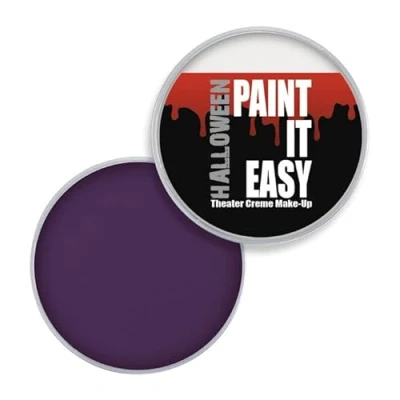 Abbildung von NEU PAINT IT EASY Theater Creme Make Up, Schminke auf Fettbasis, 25g, Halloween Dunkel Lila