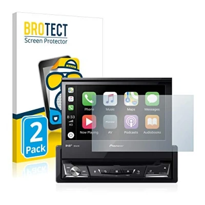 Abbildung von BROTECT Entspiegelungs Schutzfolie für Pioneer AVH Z7200DAB (2 Stück) Matte Displayschutz Folie, Anti Reflex, Fingerprint