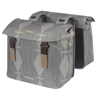 Abbildung von Doppelpacktasche Basil Elegance 40 49 Liter X 38 16 Cm Chapeau Taupe