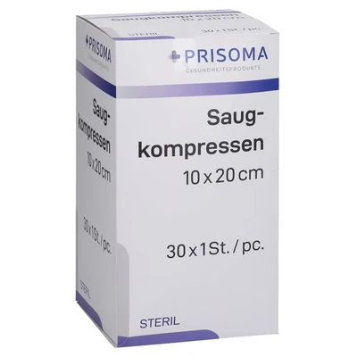 Abbildung von Saugkompressen Steril 10x20 cm 1355 30X1 St