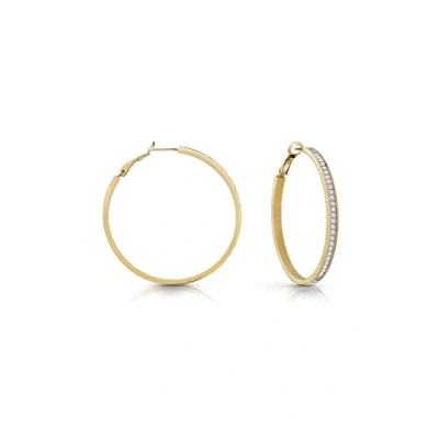 Abbildung von Guess Ohrringe goldcoloured, Damen, Größe: One Size, Gold/coloured