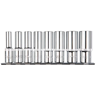 Abbildung von NEO TOOLS 08 650 Steckschlüsseleinsatz Set 8 Spline Chrom Vanadium Stahl 1/2