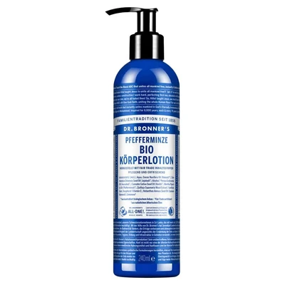 Abbildung von Dr. Bronner ́s BIO BODY Lotion 240ML Feuchtigkeitspflege, Damen, Größe: 240 ml, Pfefferminze