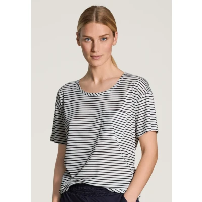 Abbildung von Calida Tshirt print, Damen, Größe: XS, Dark lapis blue