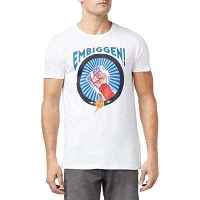 Abbildung von Marvel Herren uxmissmts008 T Shirt, weiß, L