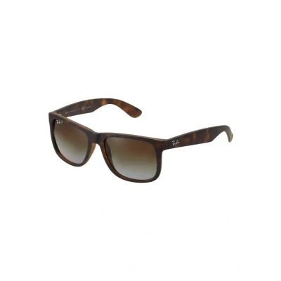 Abbildung von Ray Ban Justin Sonnenbrille, Herren, Größe: 55, Polar brown/ havana