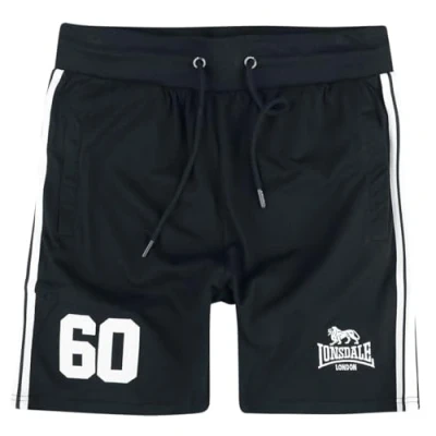 Abbildung von Lonsdale Normale Passform Marwick Jogginghose, Herren, Größe: 3XL, Black white