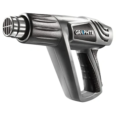 Abbildung von GRAPHITE 59G524 Heißluftgebläse 230 2000 elektrisch mit Zubehör