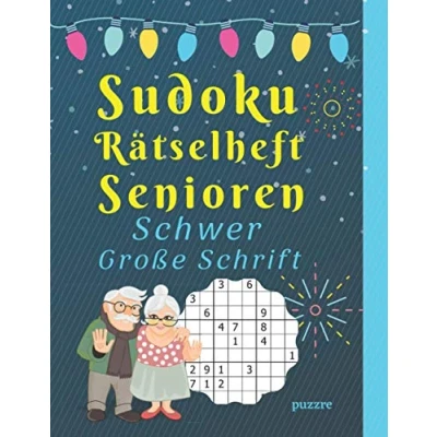 Abbildung von Sudoku Rätselheft Senioren Schwer Große Schrift: Denksport Logikspiele Rätselbuch Für